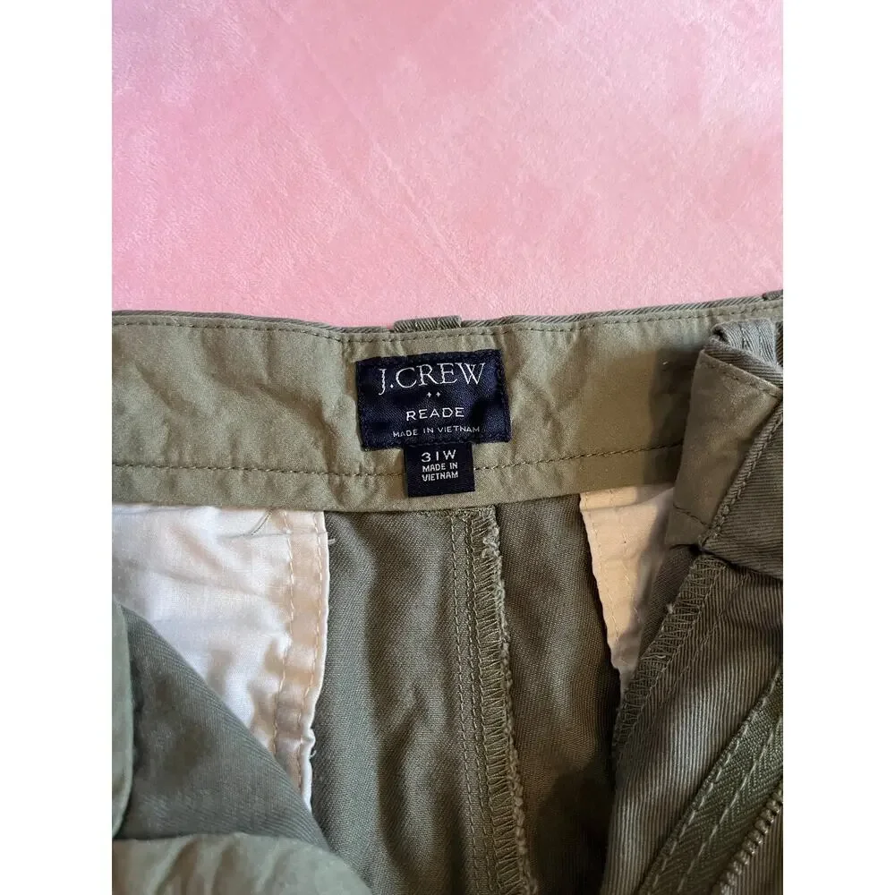 Men's J.Crew Reade Green Shorts